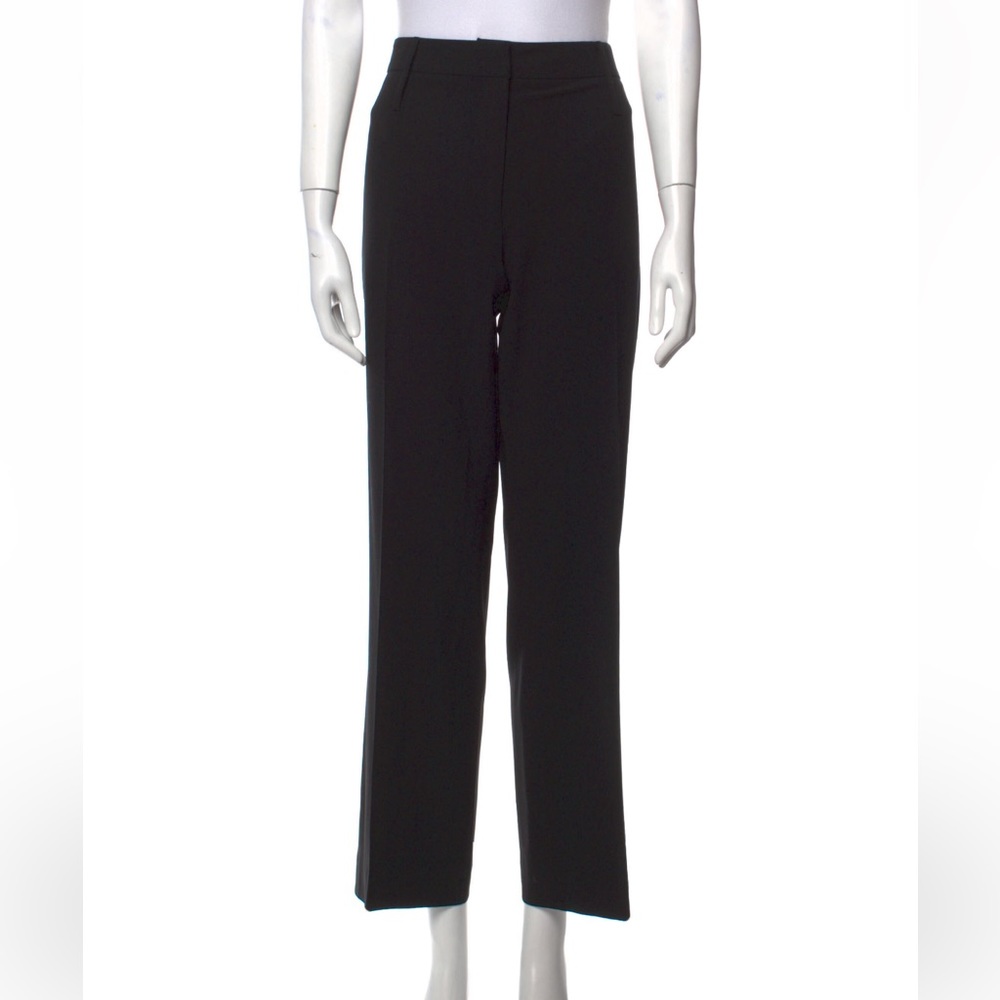 Dolce & Gabbana Black Wide Leg Cotton Trouser Pants